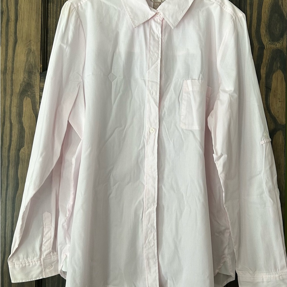 White Stag Light Pink Button Down Shirt